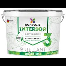 Фарба інтер’єрна INTERIOR 3 KOMPOZIT